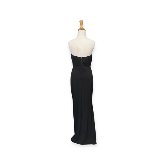 Windsor Black Strapless Cutout Maxi Dress Size L Large - Picture 3 of 7